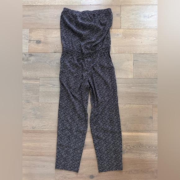 Express Pants - Express Black and White Romper Jumpsuit